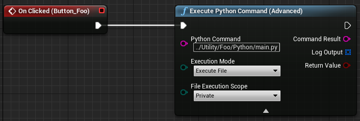 EUWからPythonの実行方法