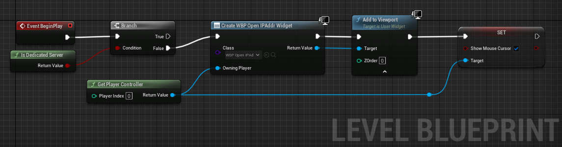 レベルBPでUIを表示