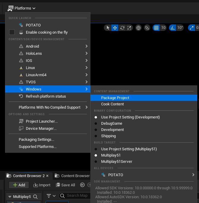 Windowsパッケージング